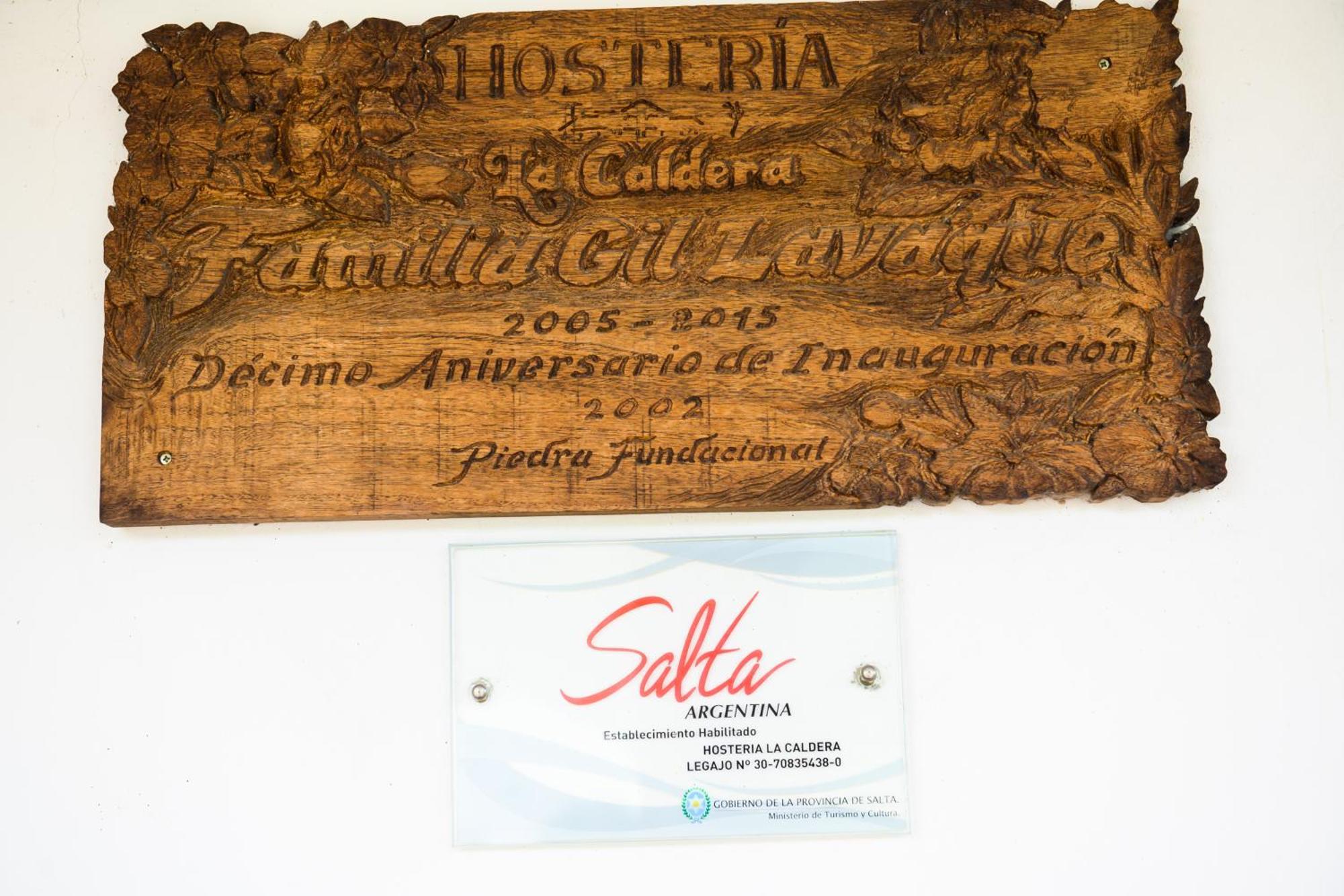 Hosteria La Caldera Exterior foto
